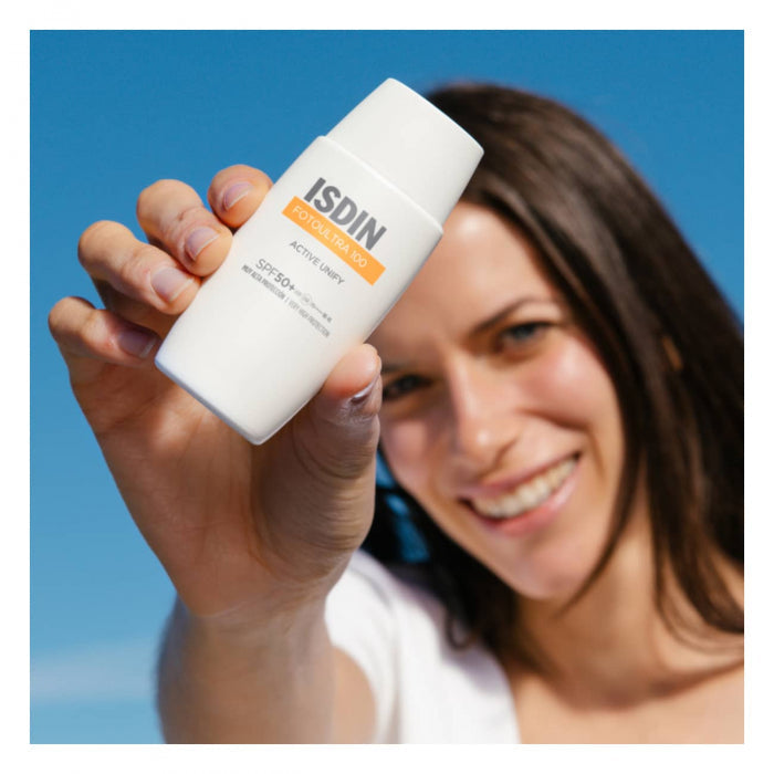 Isdin FotoUltra 100 Active Unify Fluido Sem Cor FPS 99 50ml - Image 4