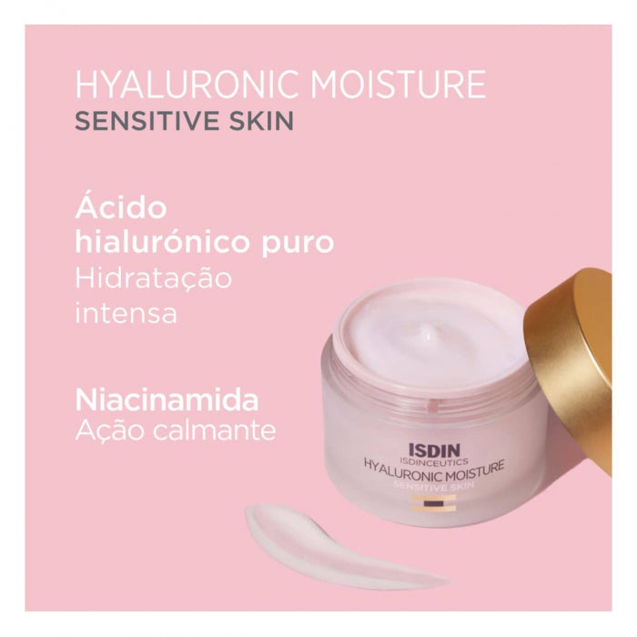 ISDIN Isdinceutics Hyaluronic Moisture Creme Sensitive Recarga 50g - Image 3