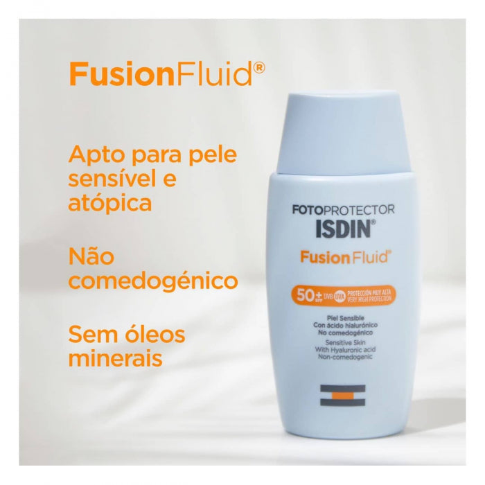 Isdin Fotoprotector Fusion Fluid FPS 50 50ml - Image 2