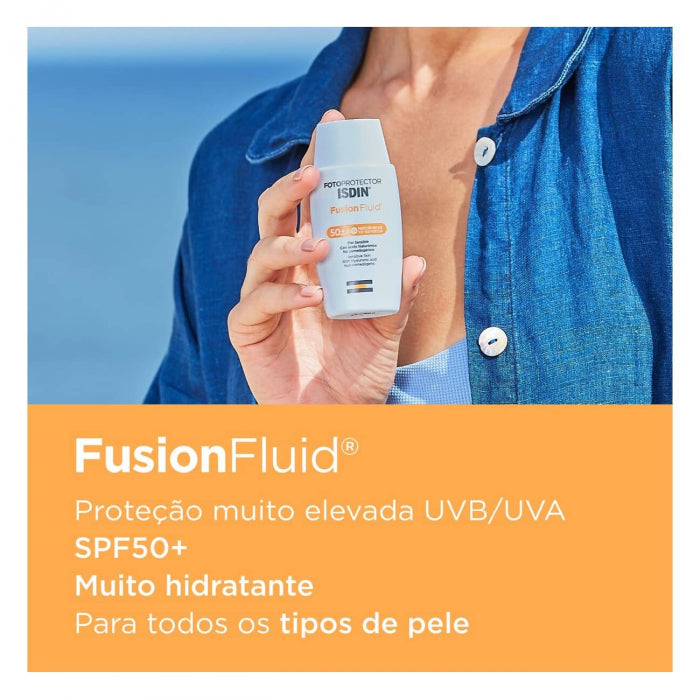 Isdin Fotoprotector Fusion Fluid FPS 50 50ml - Image 3
