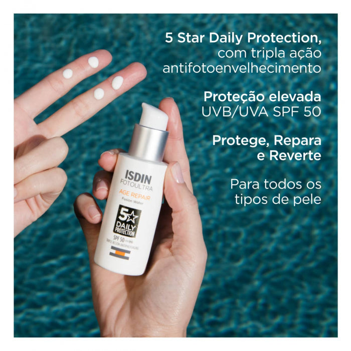 Isdin FotoUltra Age Repair Fusion Water Fluido FPS 50 50ml - Image 3