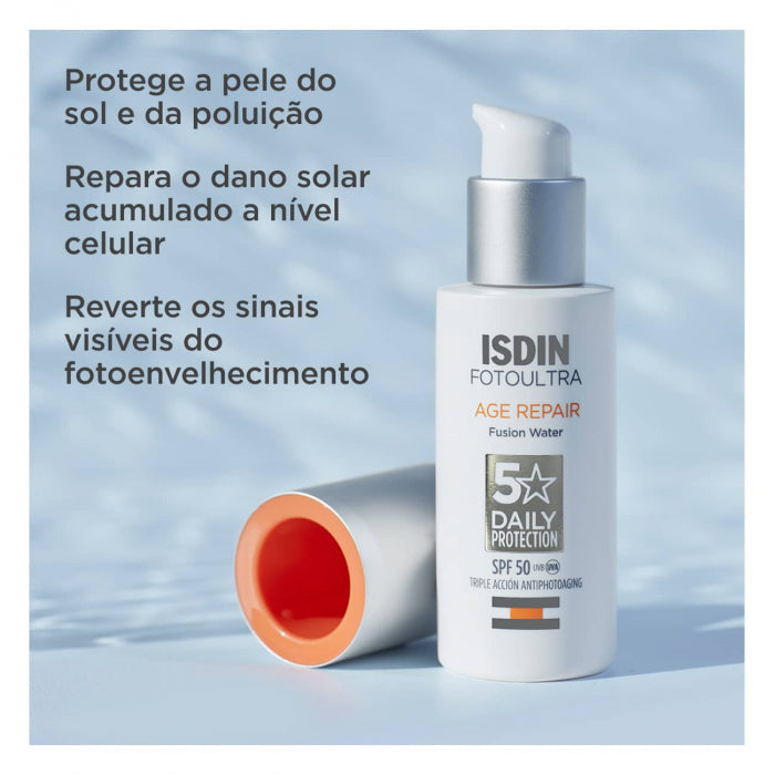 Isdin FotoUltra Age Repair Fusion Water Fluido FPS 50 50ml - Image 5