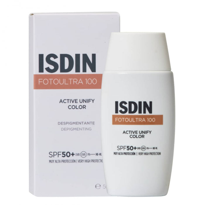 Isdin FotoUltra 100 Active Unify Color Fluido Cor FPS 99 50ml - Image 2